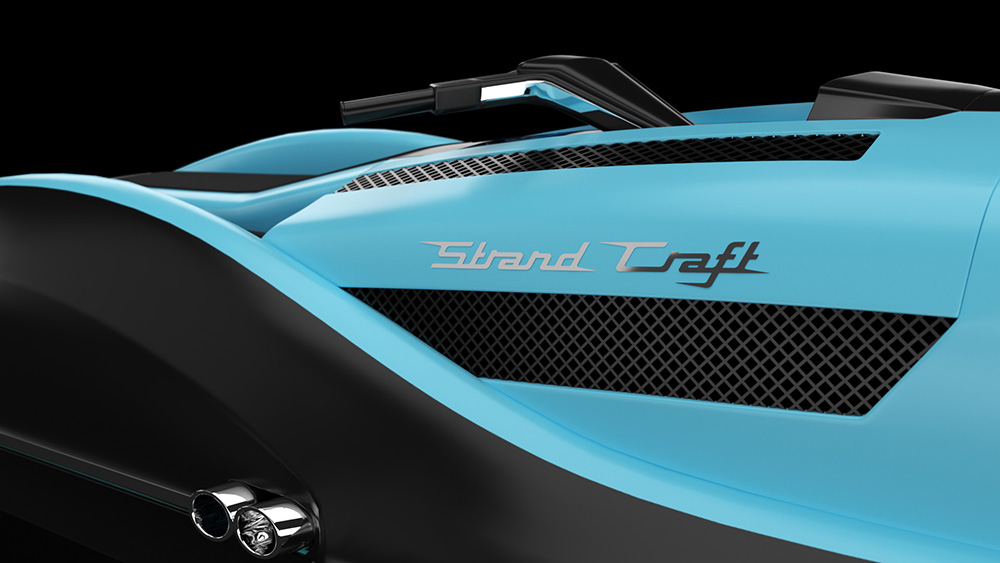 Strand Craft Daytona GT V8-powered jet ski close up shot