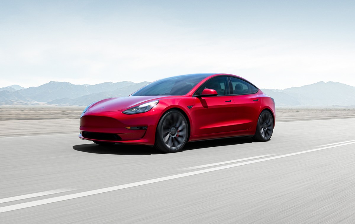 Tesla Model 3 performance edition.