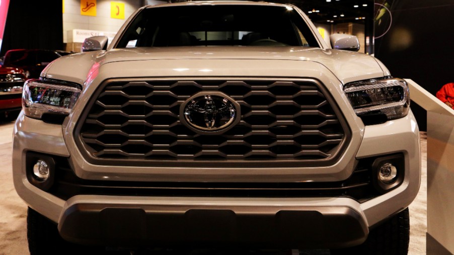 2020 Toyota Tacoma TRD 4x4 is on display at the 112th Annual Chicago Auto Show at McCormick Place in Chicago, Illinois on February 7, 2020.