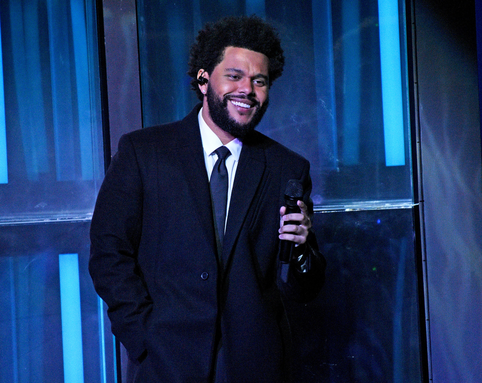 The Weeknd performs at the iHeartRadio Music Awards in Los Angeles on May 27, 2021