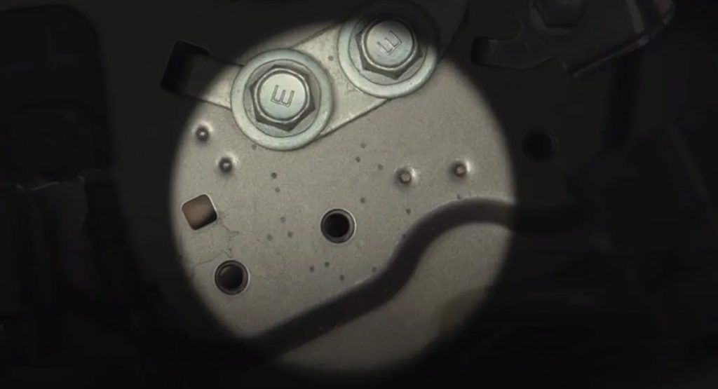 2022 Land Cruiser VIN is within these tiny dots scattered over the chassis 