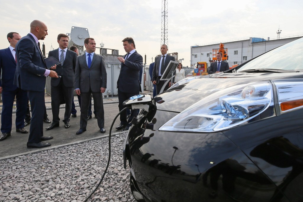 Used Nissan Leaf Electric Car In Russia