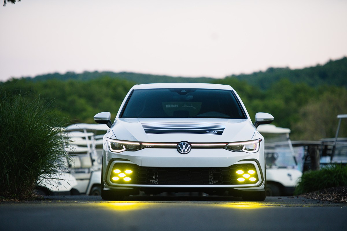 Front view of the Volkswagen GTI BBS Concept