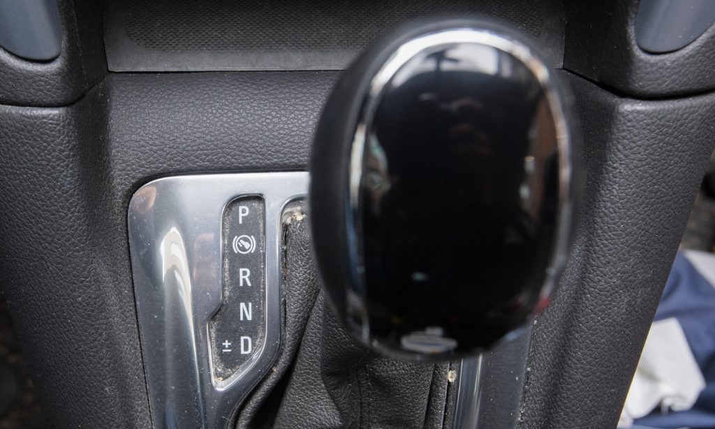 The automatic transmission in an Opel Zafira.