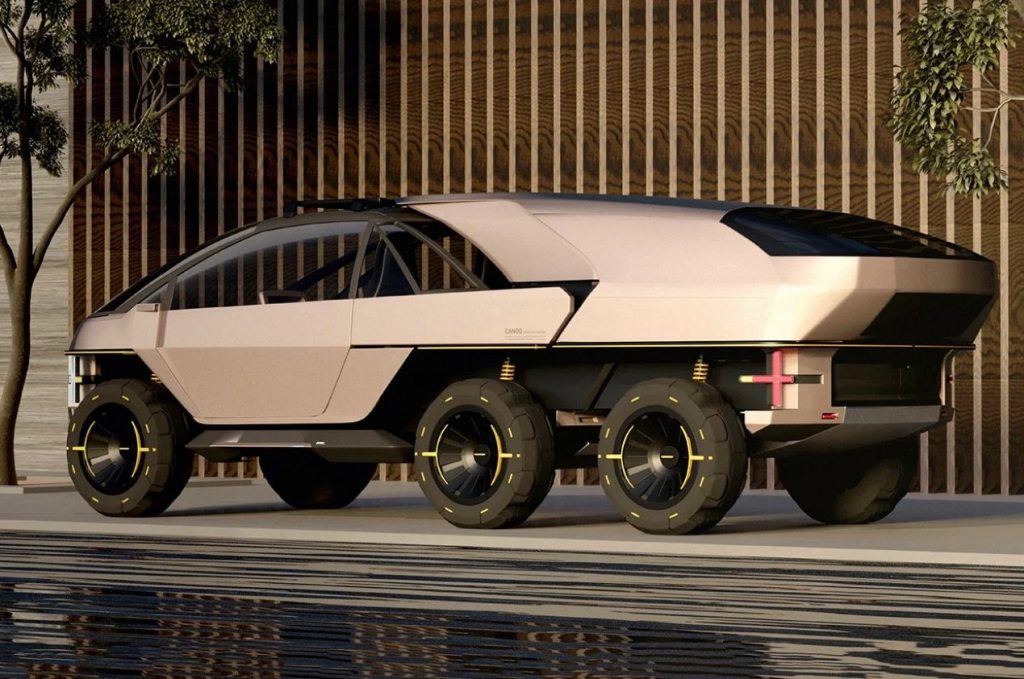 Canoo Anyroad city car/RV/off-roader concept