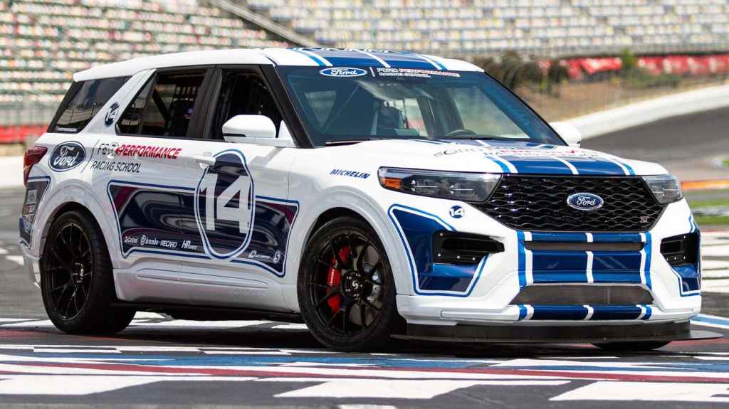 2021 Ford Explorer ST on the track