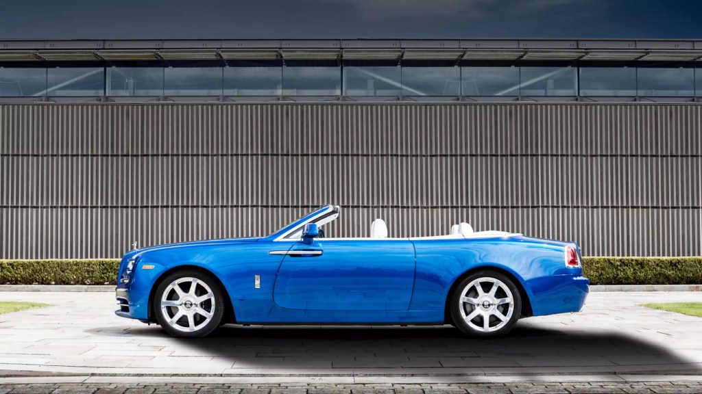 The Rolls-Royce Dawn Convertible is one of the Best Luxury Car Rentals