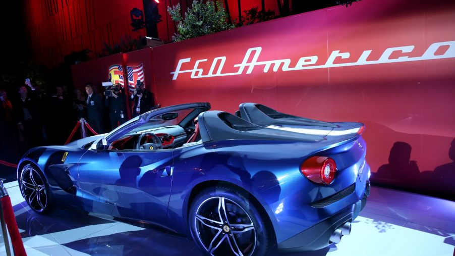 The Ferrari F60 America is unveiled at Ferrari Celebrates 60 Years