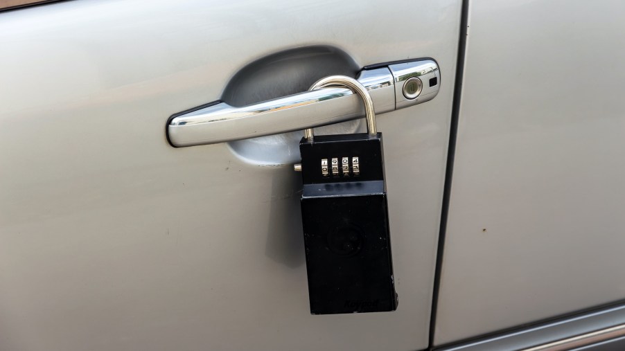 lock on car door