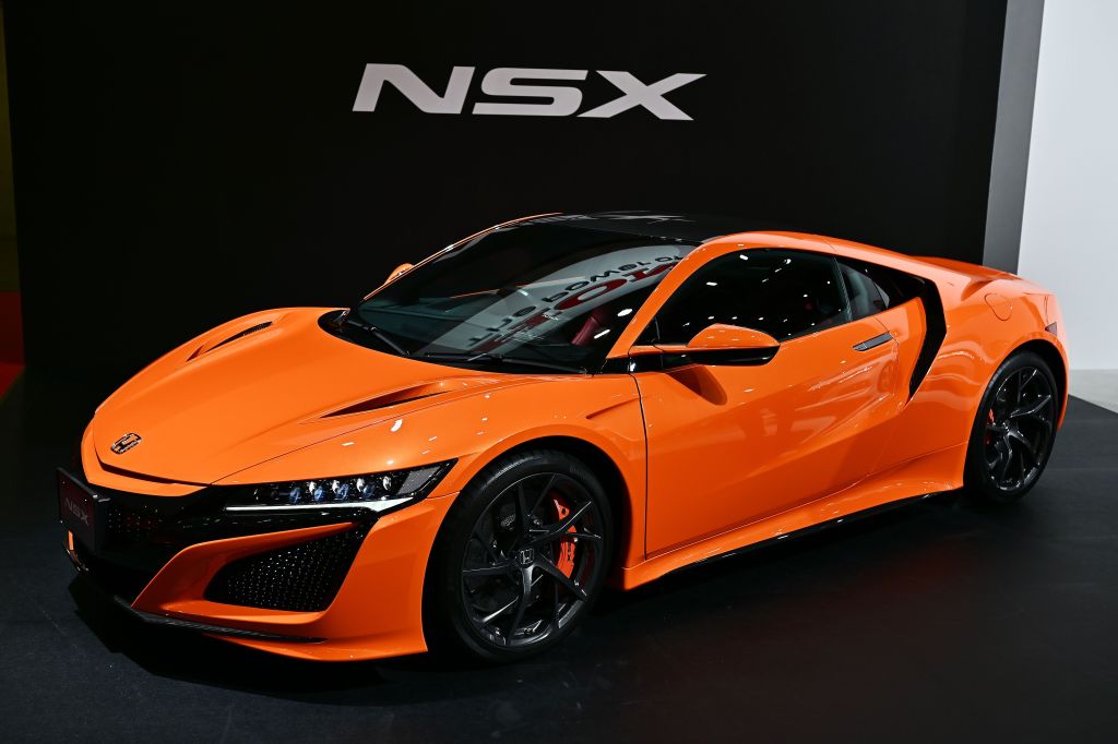 The Honda NSX car is pictured at the Tokyo Motor Show in Tokyo