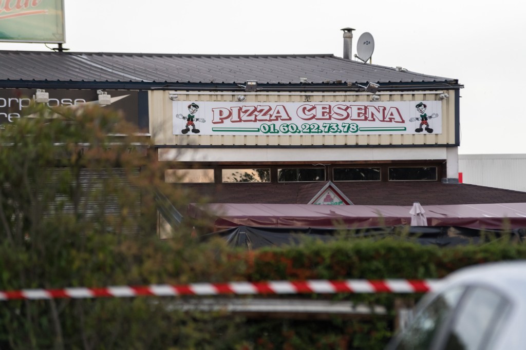 A pizzeria car crash killed a 13-year-old girl and seriously injured 13 others near Paris, France, in August 2017