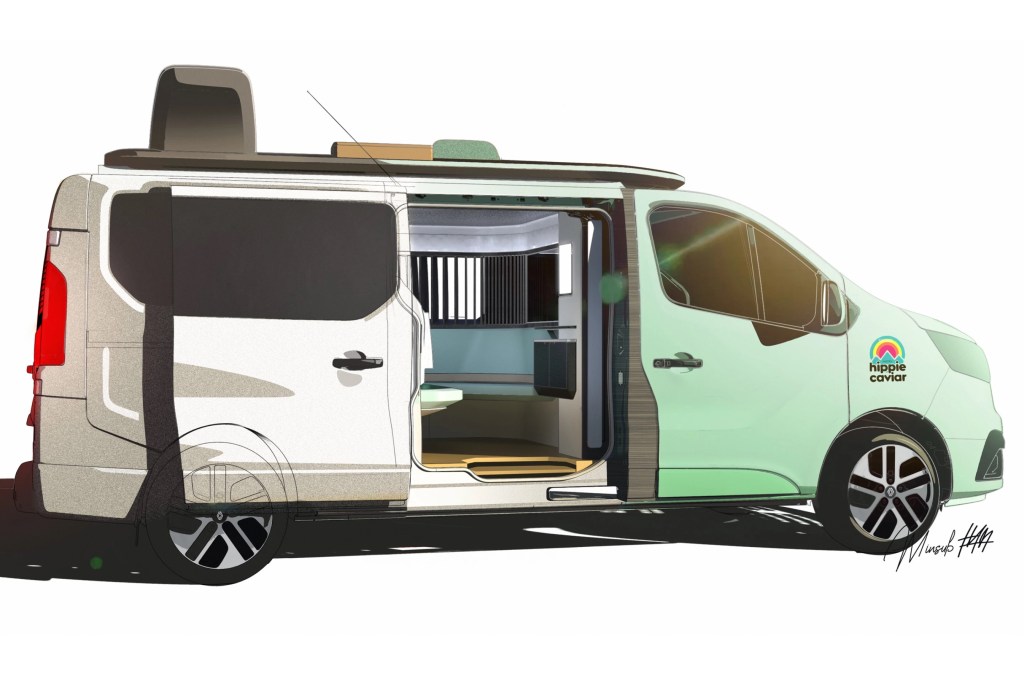 Renault's new compact camper van concept rendering was made to show glamping fans that there is something coming for them. 