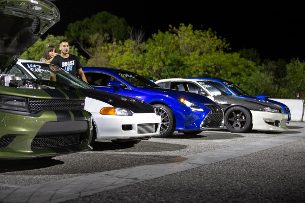 Roll Racers in the pits