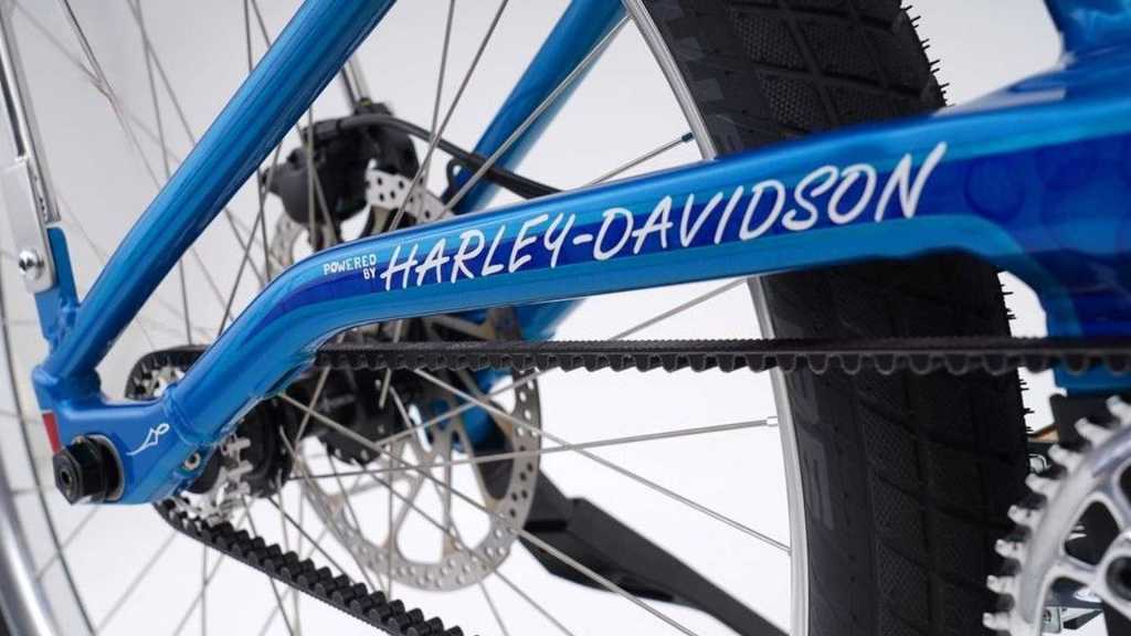 Harley-Davidson Serial 1 custom Sting-Ray frame close up