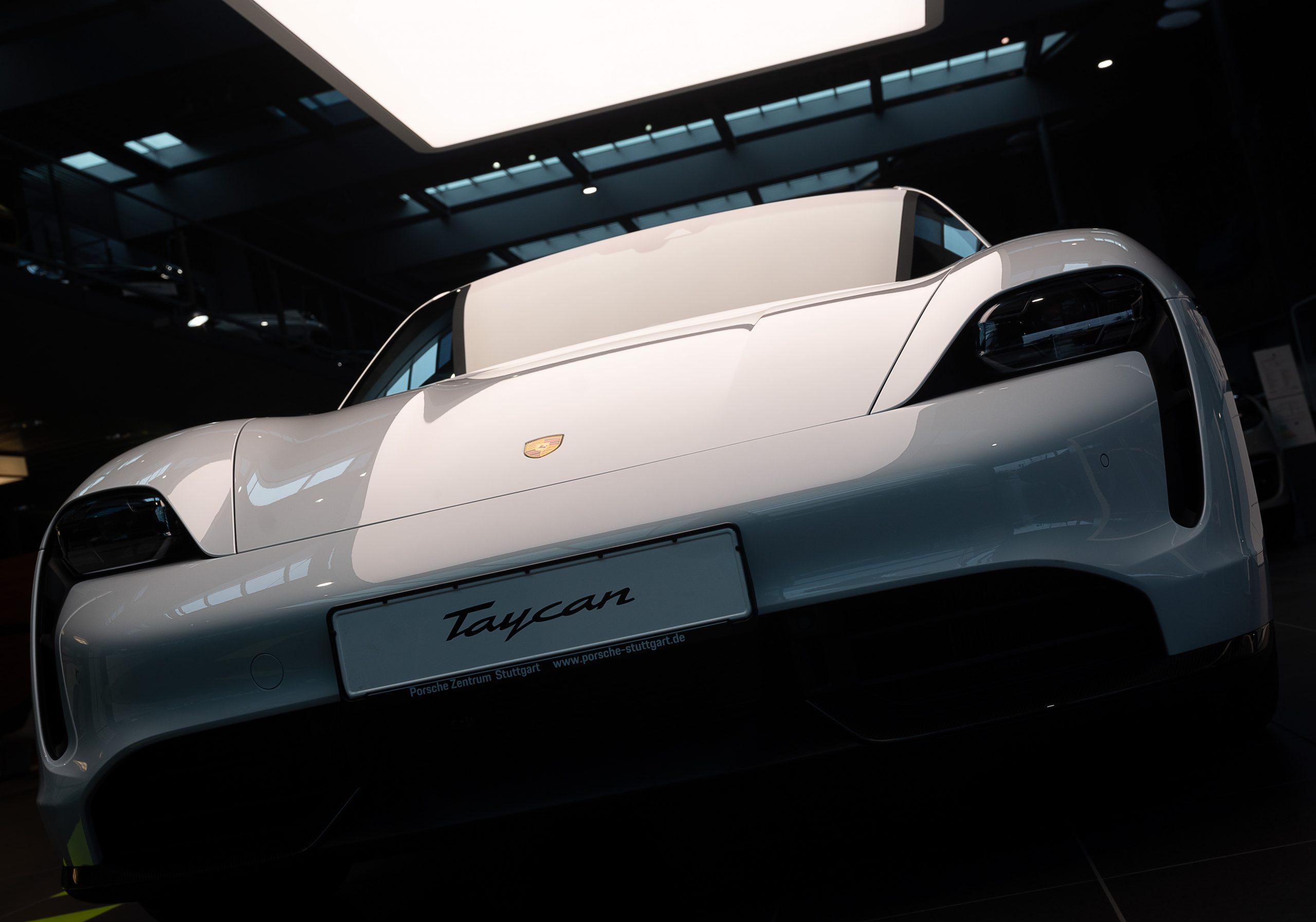 An electric Porsche Taycan Turbo S
