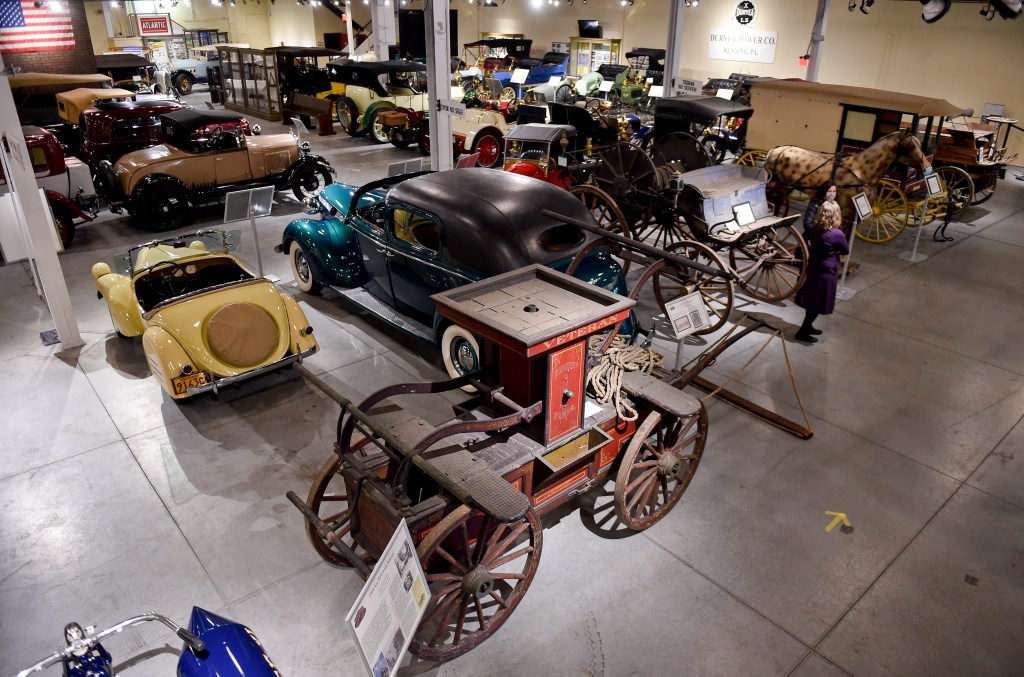 This is a vintage car collection