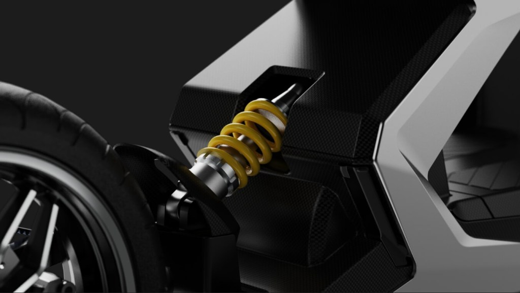 Zapp i300 spring suspension