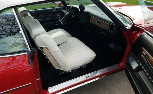 1975 Pontiac Grand Ville convertible interior
