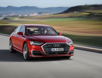 The 2021 Audi A8 Is Just Large Enough to Be the Second Roomiest Sedan of the Year