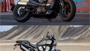 2021 Harley-Davidson Sportster S (Top) And 2021 Harley-Davison Pan-America (Bottom)