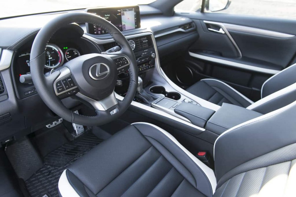 2021 Lexus RX 350 Black Line interior 
