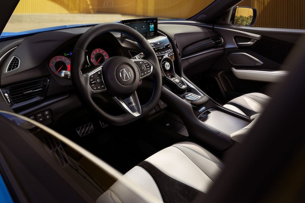 The upgraded interior of an all new 2022 Acura RDX