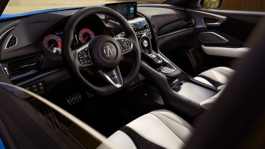 The upgraded interior of an all new 2022 Acura RDX