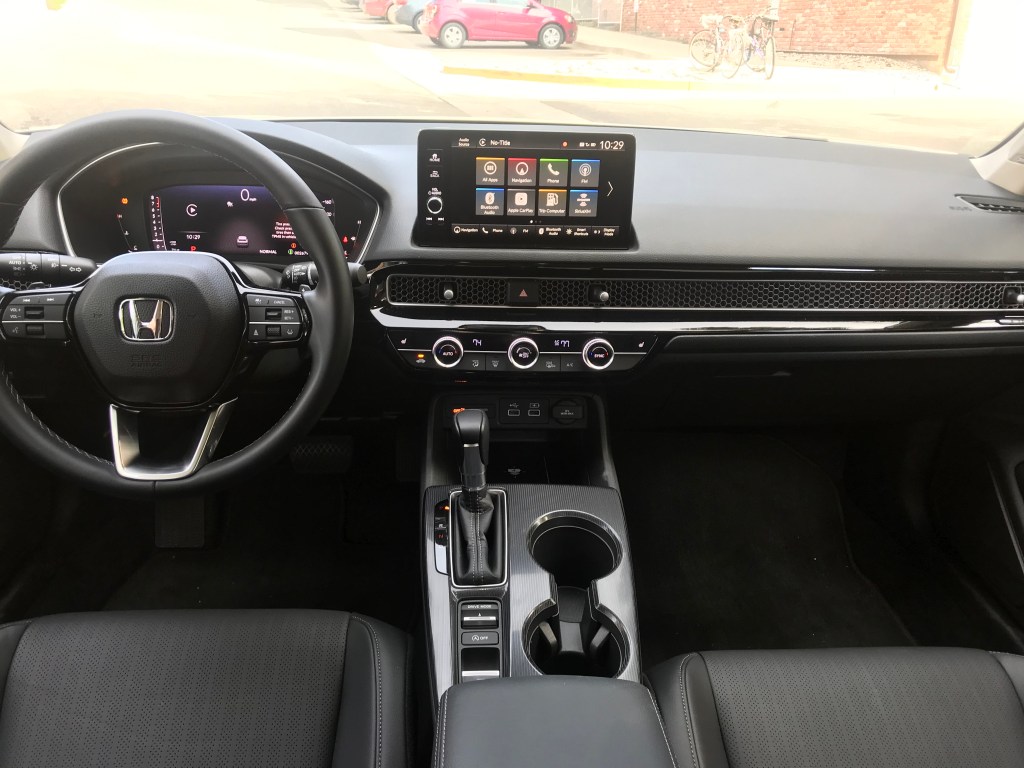 2022 Honda Civic Touring interior overview