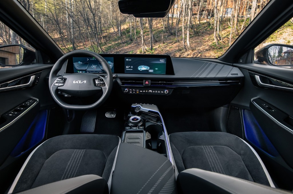 2022 Kia EV6 crossover interior