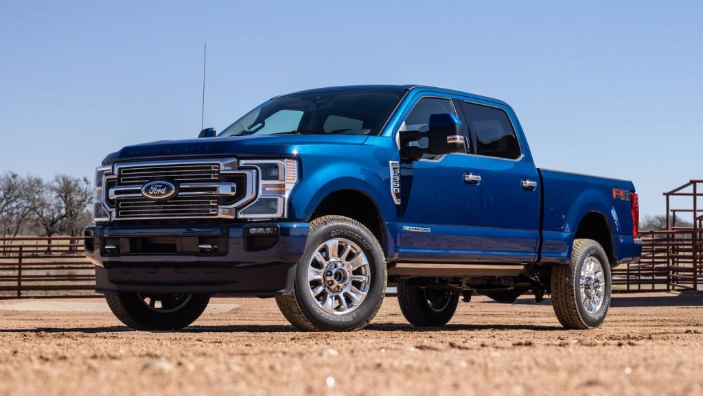 2022 Ford F-350 in the dirt