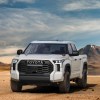 2022 Toyota Tundra TRD Pro. Instead of an electric Toyota Tundra, the automaker engineered this TRD Pro with a next generation internal combustion powertrain: the i-FORCE MAX, a better bet for global markets than an EV | Toyota