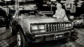 The new AMC Eagle introduction with American Motors president Bill Pickett
