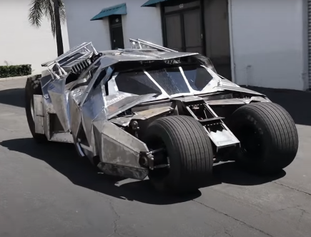 YouTuber Drives Street-Legal Batmobile Tumbler From The Dark Knight