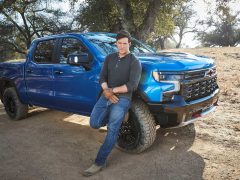 What Do Chris Pratt, a Cat, a Steer, and a Chevy Silverado ZR2 Have in Common?