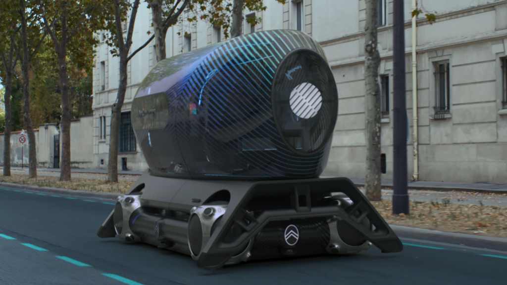Citroen autonomous concept with Goodyear spherical tires
