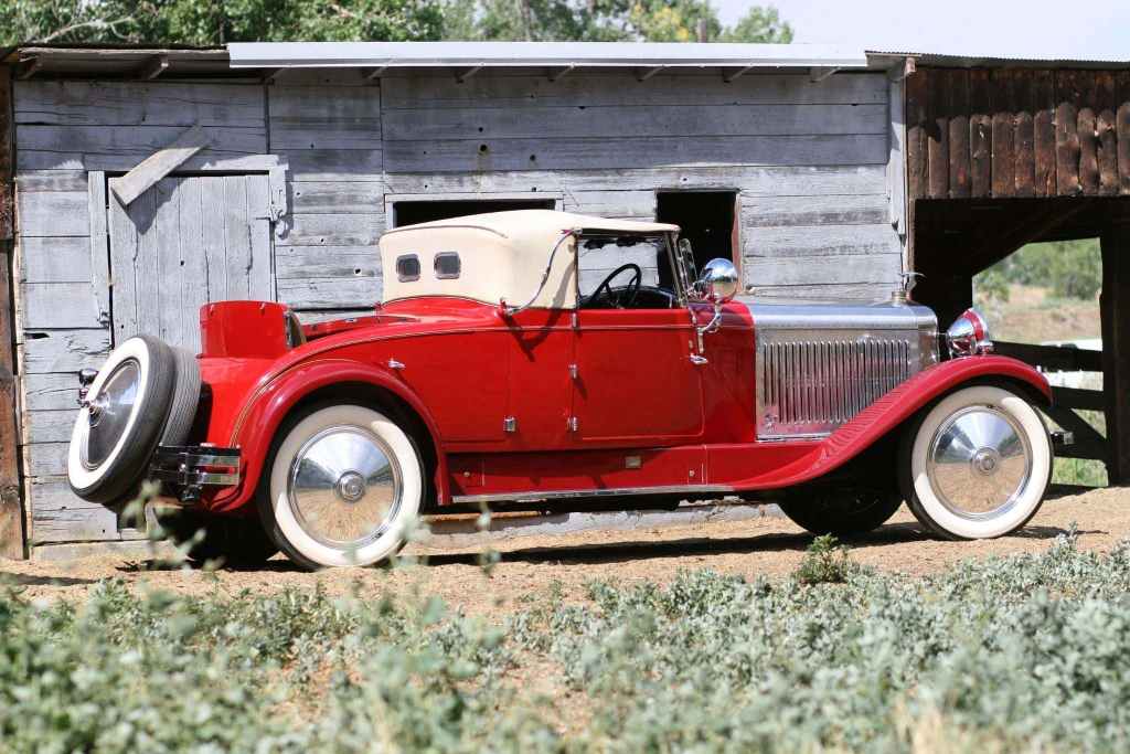 Clive Cussler's Hispano-Suiza that Andy Griffith auctioned to him in a brilliant red