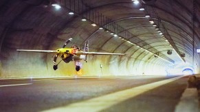 Dario Costa Flying Through Tunnel Outside Istanbul