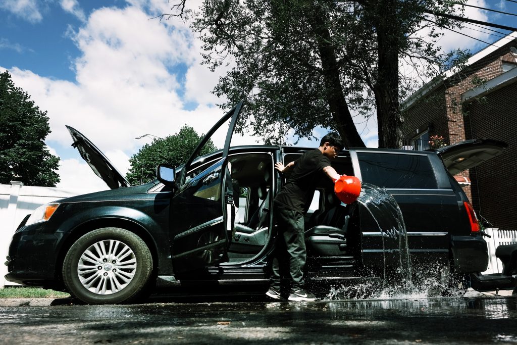 Flood-Damaged Car