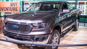 Ford Ranger XLT is on display during North American International Auto Show at Cobo Center in Detroit, MI, United States on January 15, 2018.