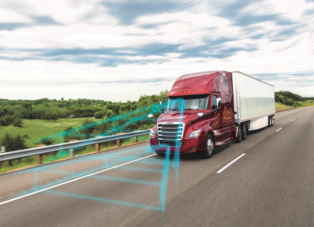 Freightliner Cascadia With Advanced Driver Assistance Technology