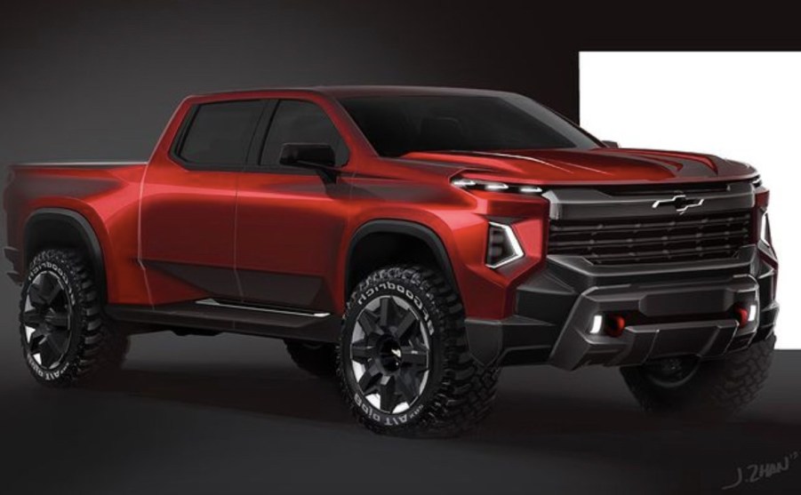 GM Design render of 2022 Chevy Silverado