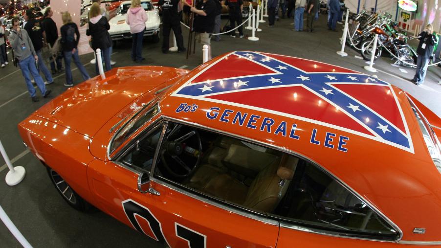 The General Lee from 'The Dukes of Hazzard' is an orange 1969 Dodge Charger