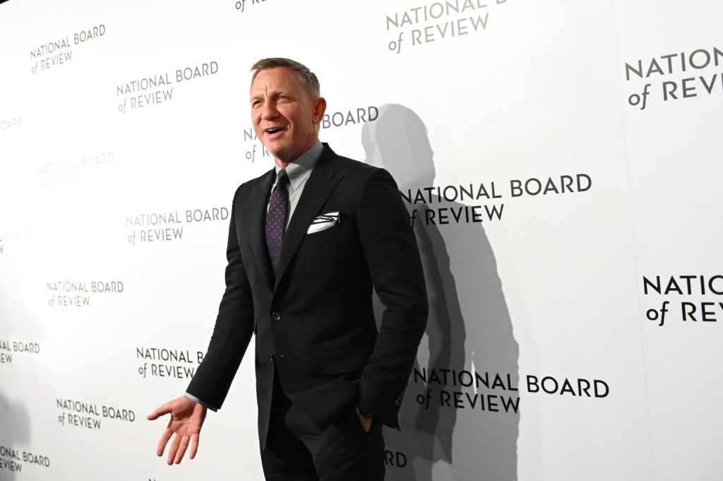 NEW YORK, NEW YORK - JANUARY 08: (L-R) Actor Daniel Craig  attends the 2020 National Board Of Review Gala on January 08, 2020 in New York City. (Photo by Mike Coppola/FilmMagic) Daniel Craig plays James Bond who drives a Toyota in 'No Time To Die"