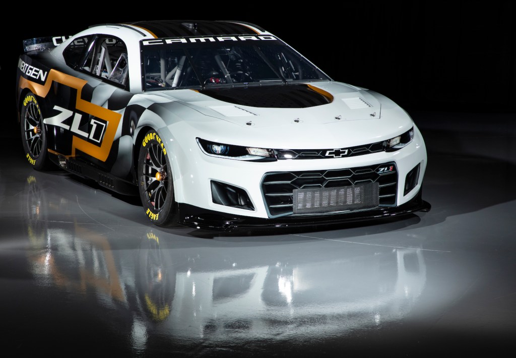 CONCORD, NORTH CAROLINA - APRIL 22: The NASCAR Next Gen Chevrolet Camaro is previewed at NASCAR R&D Center on April 22, 2021 in Concord, North Carolina. (Photo by Jared C. Tilton/Getty Images). NASCAR Next Gen Cars Are More Stock Than Current Cars