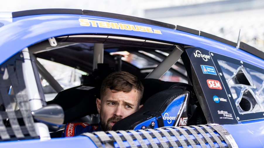 Ricky Stenhouse Jr., driver of the #47 NASCAR Next Gen car. Drivers are complaining that NASCAR Next Gen Cars Are Too Hot To Drive | James Gilbert/Getty Images