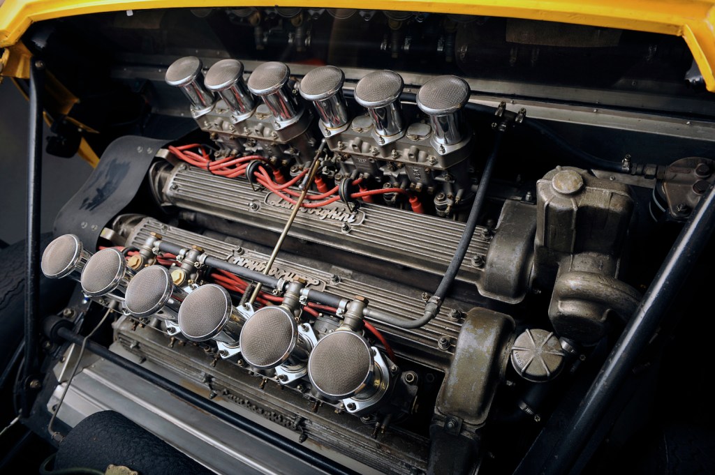 Lamborghini Miura p400s V12 in 1970 . By Simon Clay. (Photo by National Motor Museum/Heritage Images/Getty Images) EU combustion ban may affect new ferrari, lamborghini, and porsche supercars.