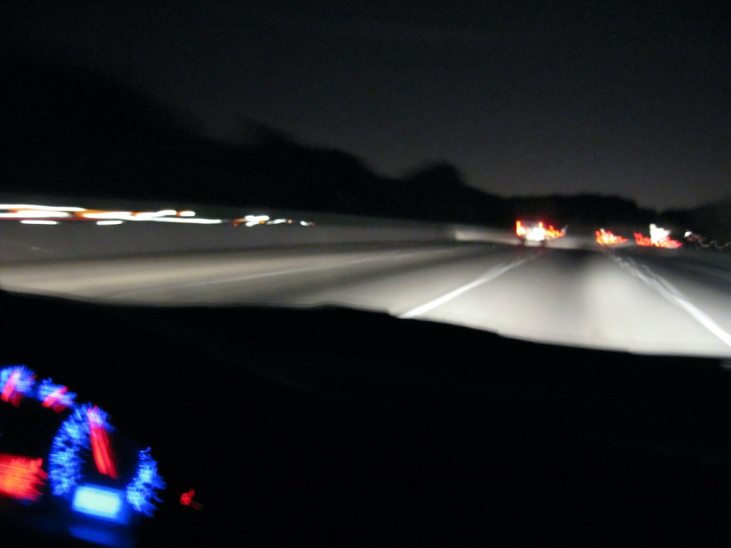 Driving at Night | James Leynse/Corbis via Getty Images. Setting the cannonball run record includes high speed night driving.