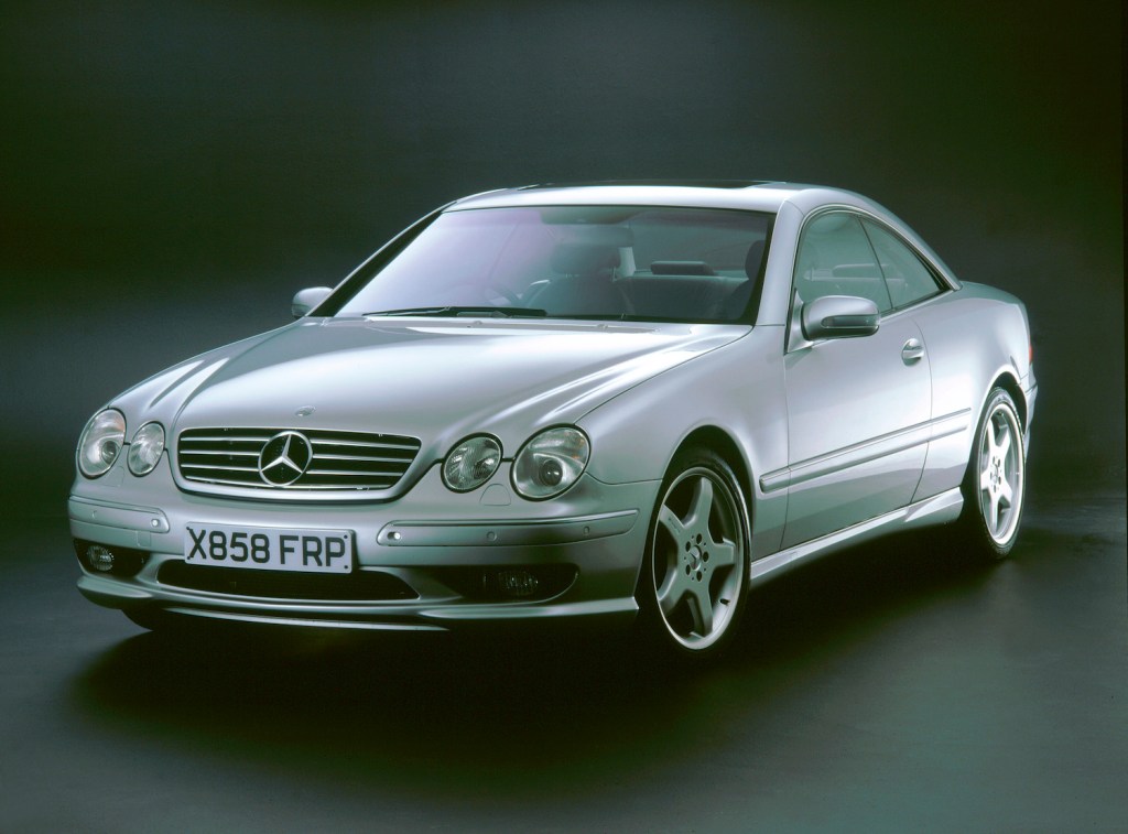 2001 Mercedes Benz CL 55 AMG V8 in a black studio. (Photo by National Motor Museum/Heritage Images/Getty Images) Ed Bolian set the 2013 cannonball run record in a similar car.