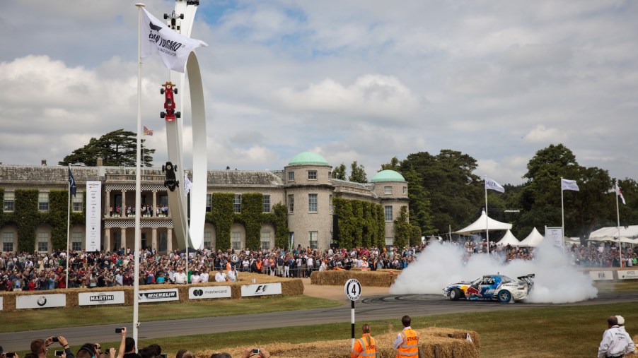 This is a Porsche competing in the Goodwood Festival of Speed