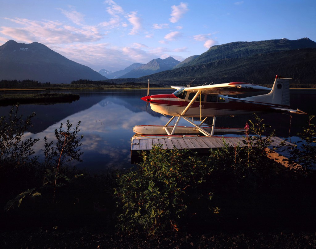 This is a floatplane, landed and docked on a lake near the village of Valdez in Alaska - USA. Alaska has the highest rate of deadly plane crashes in the country. | Mediacolors/Construction Photography/Avalon/Getty Images